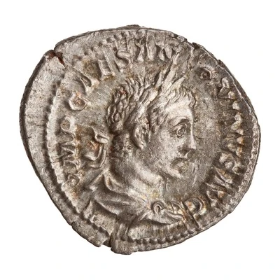 Denarius - Elagabalus FIDES EXERCITVS; Fides front