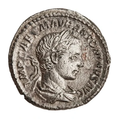 Denarius - Elagabalus FIDES EXERCITVS; Fides front