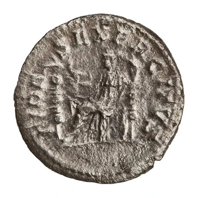 Denarius - Elagabalus FIDES EXERCITVS; Fides back