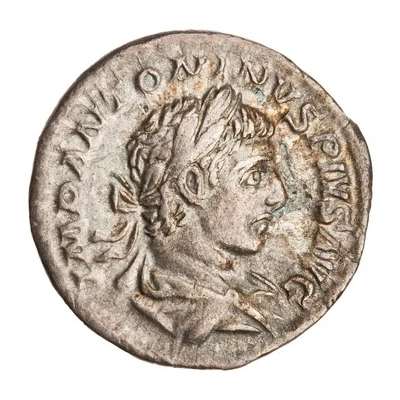 Denarius - Elagabalus FIDES MILITVM front
