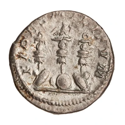 Denarius - Elagabalus FIDES MILITVM back