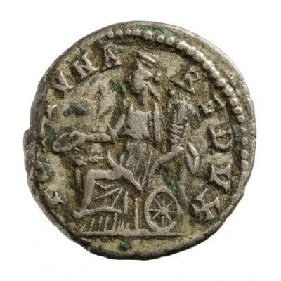 Denarius - Elagabalus FORTVNA REDVX; Fortuna back