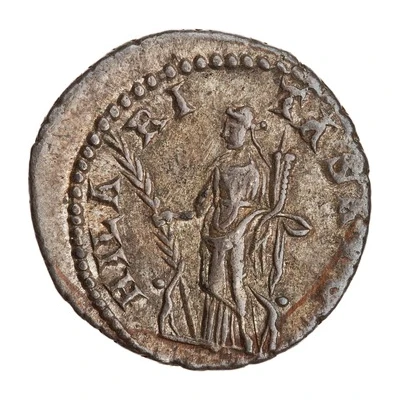 Denarius - Elagabalus HILARITAS AVG; Hilaritas back