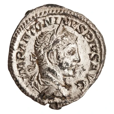 Denarius - Elagabalus LIBERALITAS AVG III; Liberalitas front