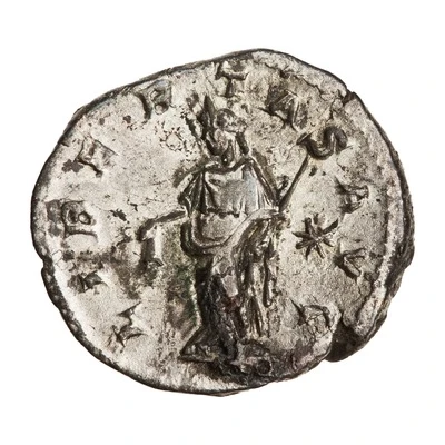 Denarius - Elagabalus LIBERTAS AVG; Libertas back