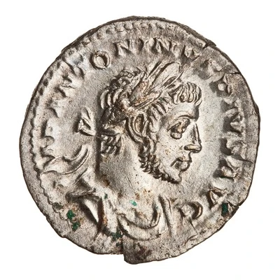 Denarius - Elagabalus LIBERTAS AVG; Libertas front
