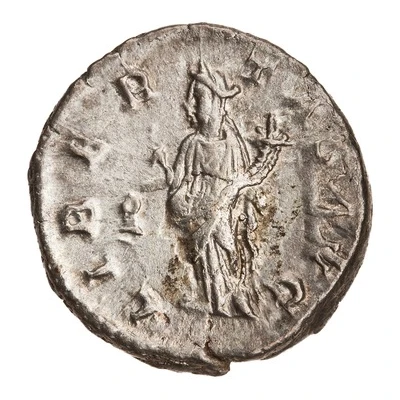 Denarius - Elagabalus LIBERTAS AVG; Libertas back