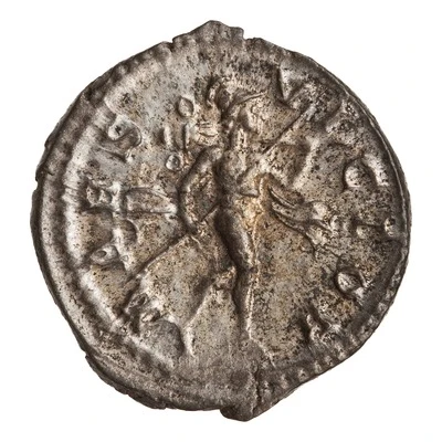 Denarius - Elagabalus MARS VICTOR; Mars back