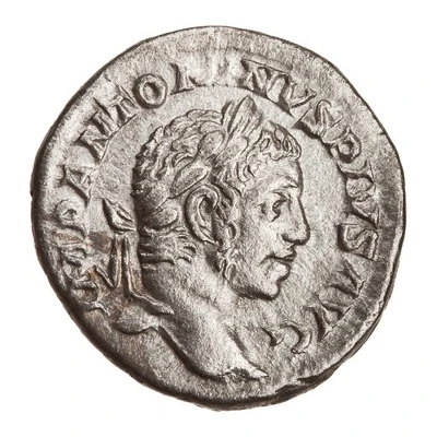 Denarius - Elagabalus P M TR P IIII COS III P P; Victory front