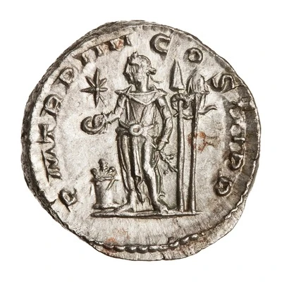Denarius - Elagabalus P M TR P IIII COS III P P back