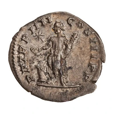 Denarius - Elagabalus P M TR P IIII COS III P P back