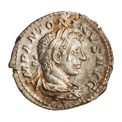 Denarius - Elagabalus PROVID DEORVM; Providentia front