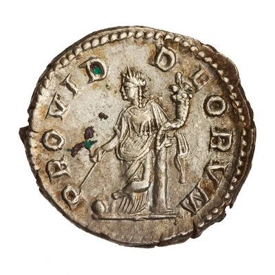 Denarius - Elagabalus PROVID DEORVM; Providentia back