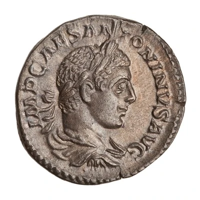 Denarius - Elagabalus SALVS ANTONINI AVG; Salus front