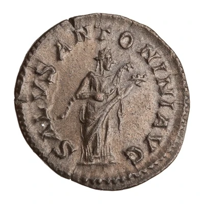 Denarius - Elagabalus SALVS ANTONINI AVG; Salus back