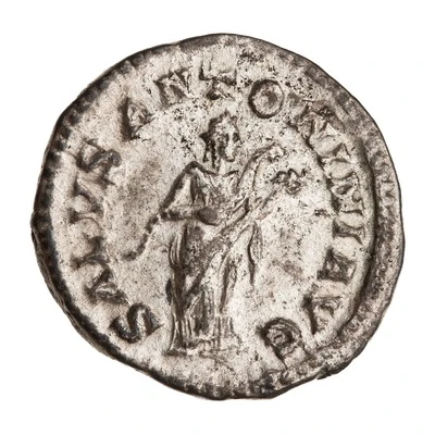 Denarius - Elagabalus SALVS ANTONINI AVG; Salus back