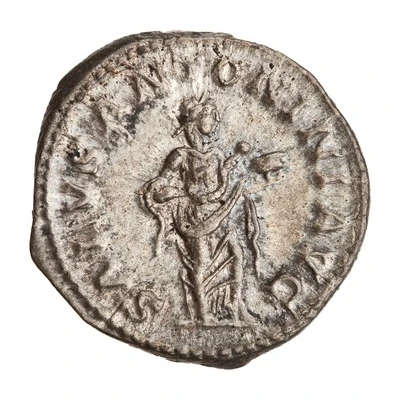 Denarius - Elagabalus SALVS ANTONINI AVG; Salus back