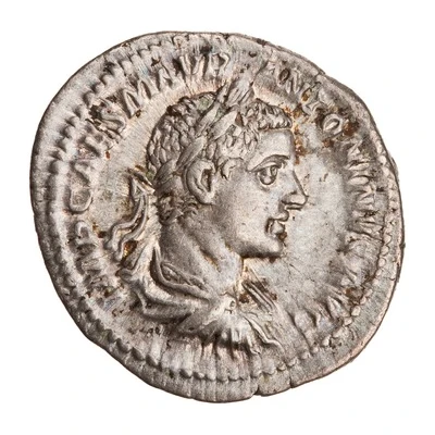 Denarius - Elagabalus SALVS ANTONINI AVG; Salus front