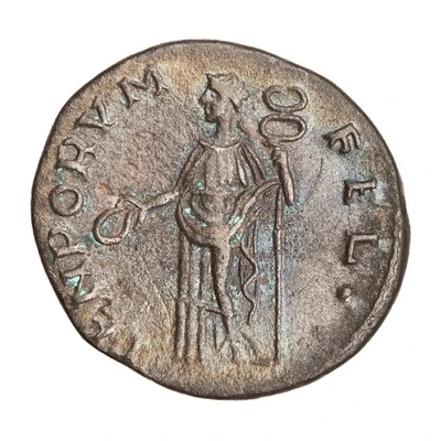 Denarius - Elagabalus TEMPORVM FEL; Felicitas back