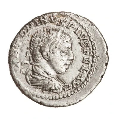 Denarius - Elagabalus TEMPORVM FEL; Felicitas front