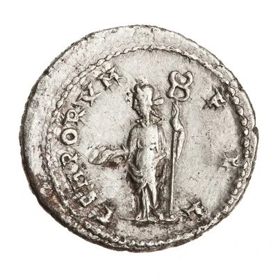 Denarius - Elagabalus TEMPORVM FEL; Felicitas back