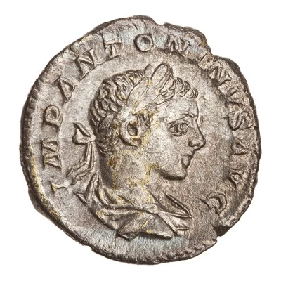 Denarius - Elagabalus TEMPORVM FELICITAS; Felicitas front