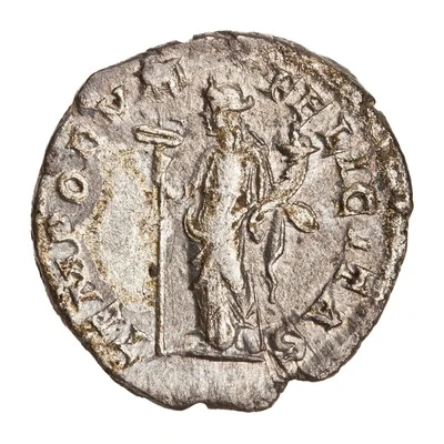 Denarius - Elagabalus TEMPORVM FELICITAS; Felicitas back