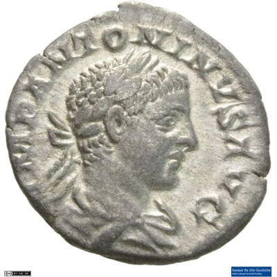 Denarius - Elagabalus TEMPORVM FELICITAS; Felicitas front