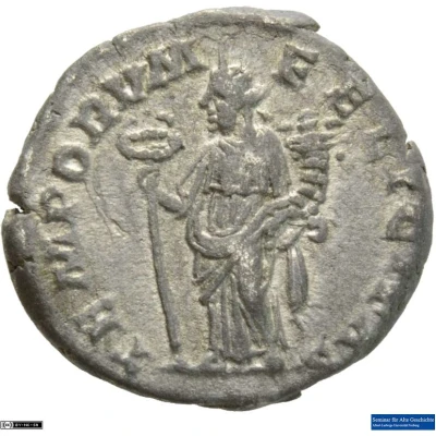 Denarius - Elagabalus TEMPORVM FELICITAS; Felicitas back