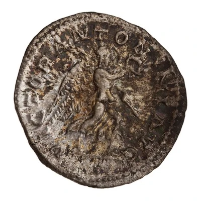 Denarius - Elagabalus VICTOR ANTONINI AVG; Victory back