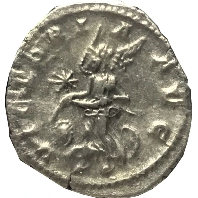 Denarius - Elagabalus VICTORIA AVG; Victory back