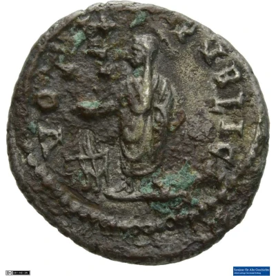 Denarius - Elagabalus VOTA PVBLICA back