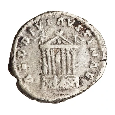 Denarius - Faustina the Elder AED DIV FAVSTINAE back