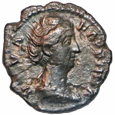 Denarius - Faustina the Elder AETERNITAS; Providentia front