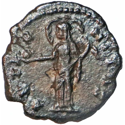 Denarius - Faustina the Elder AETERNITAS; Providentia back