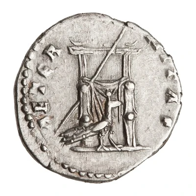 Denarius - Faustina the Elder AETERNITAS back
