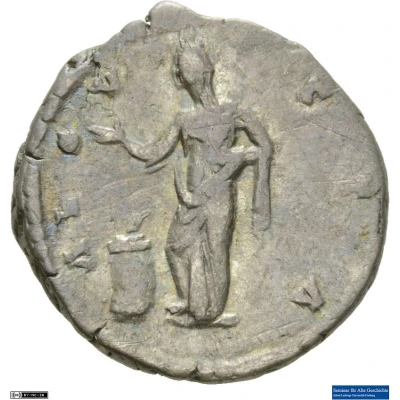 Denarius - Faustina the Elder AVGVSTA; Pietas back