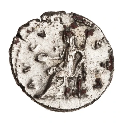 Denarius - Faustina the Elder AVGVSTA; Vesta back