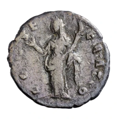 Denarius - Faustina the Elder CONSECRATIO; Ceres back