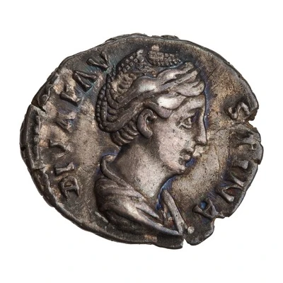 Denarius - Faustina the Elder CONSECRATIO front