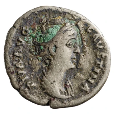Denarius - Faustina the Elder CONSECRATIO front