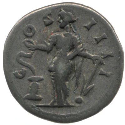Denarius - Faustina the Elder COS IIII; Salus back