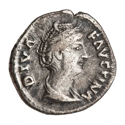 Denarius - Faustina the Elder IVNO; Juno front