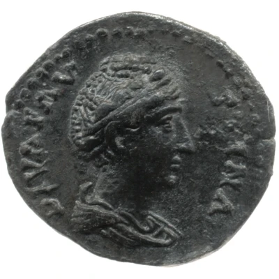 Denarius - Faustina the Elder IVNONI LVCINAE; Juno front