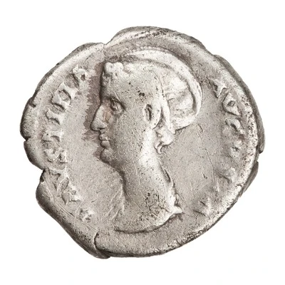 Denarius - Faustina the Elder IVNONI REGINAE front