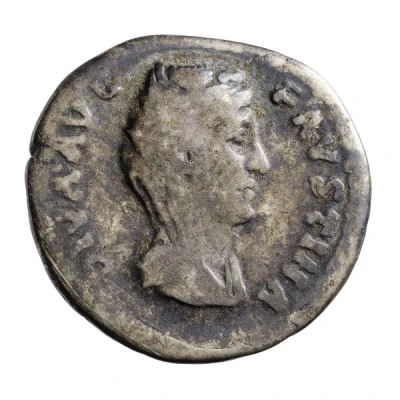 Denarius - Faustina the Elder PIETAS AVG; Pietas front
