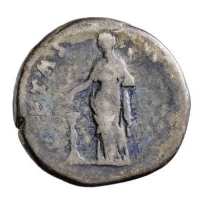 Denarius - Faustina the Elder PIETAS AVG; Pietas back
