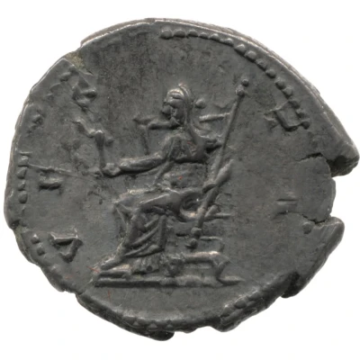 Denarius - Faustina the Elder VESTA; Vesta back