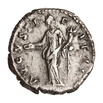 Denarius - Faustina the Younger AVGVSTI PII FIL; Concordia back
