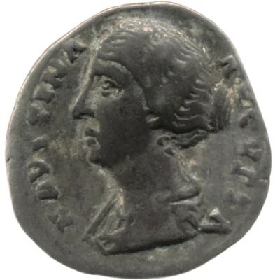 Denarius - Faustina the Younger AVGVSTI PII FIL; Venus and Victory front